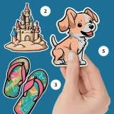  Sticker Book Puzzle Color By Number